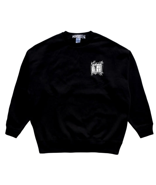 Witch in the prison sweat shirts(Black)